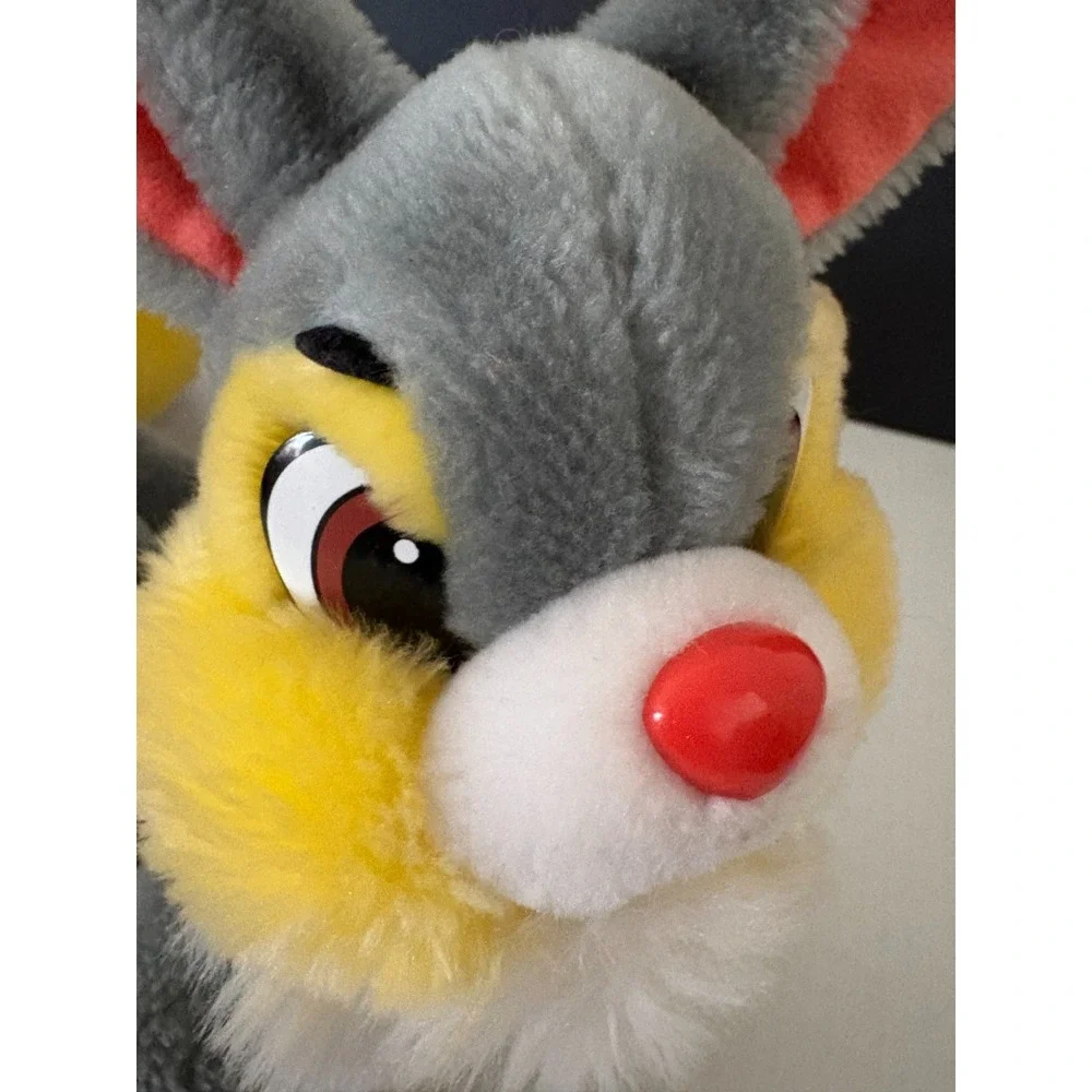 Vintage Bundle (2) Disney Bambi Thumper Plush Disneyland Walt Disney World Korea